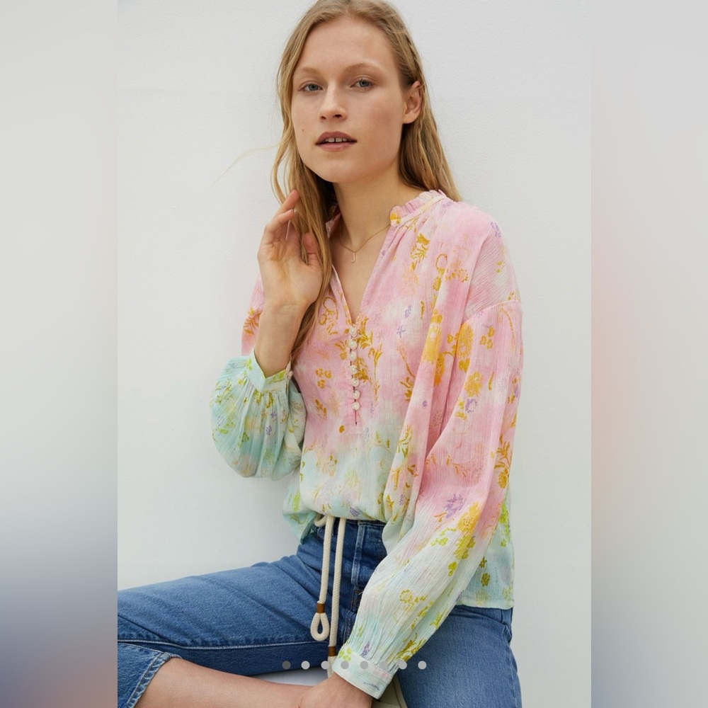 Anthropologie | Pilcro The Tavi Blouse, Size Small